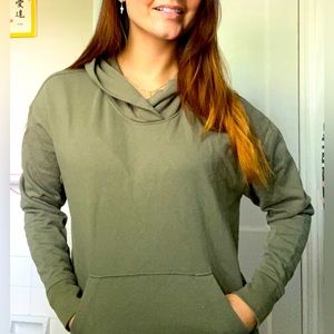 James Perse Hoodie Olive Green size 1 (Small)